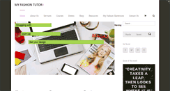 Desktop Screenshot of myfashiontutor.com