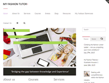 Tablet Screenshot of myfashiontutor.com